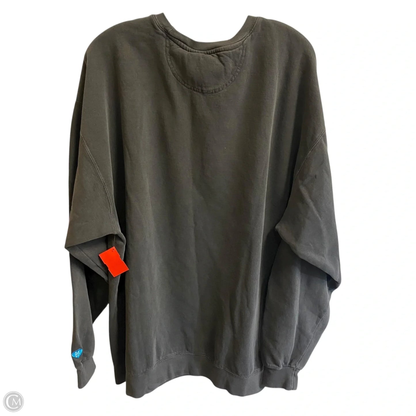 Sweatshirt Crewneck By Comfort Colors In Grey, Size: 3x