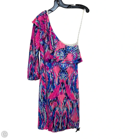 Dress Designer By Lilly Pulitzer In Blue & Pink, Size: M