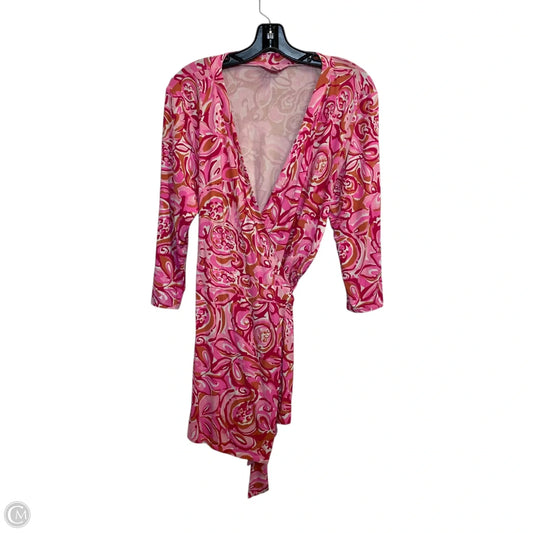 Romper Designer By Lilly Pulitzer In Pink, Size: L