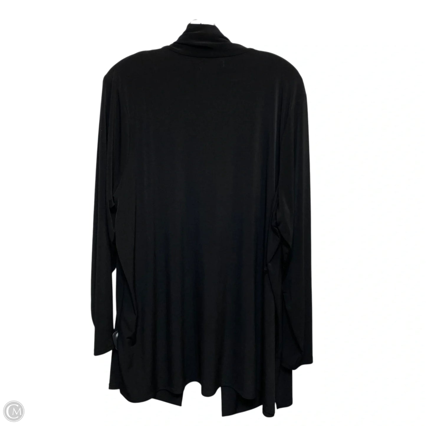 Cardigan By Calvin Klein In Black, Size: 1x
