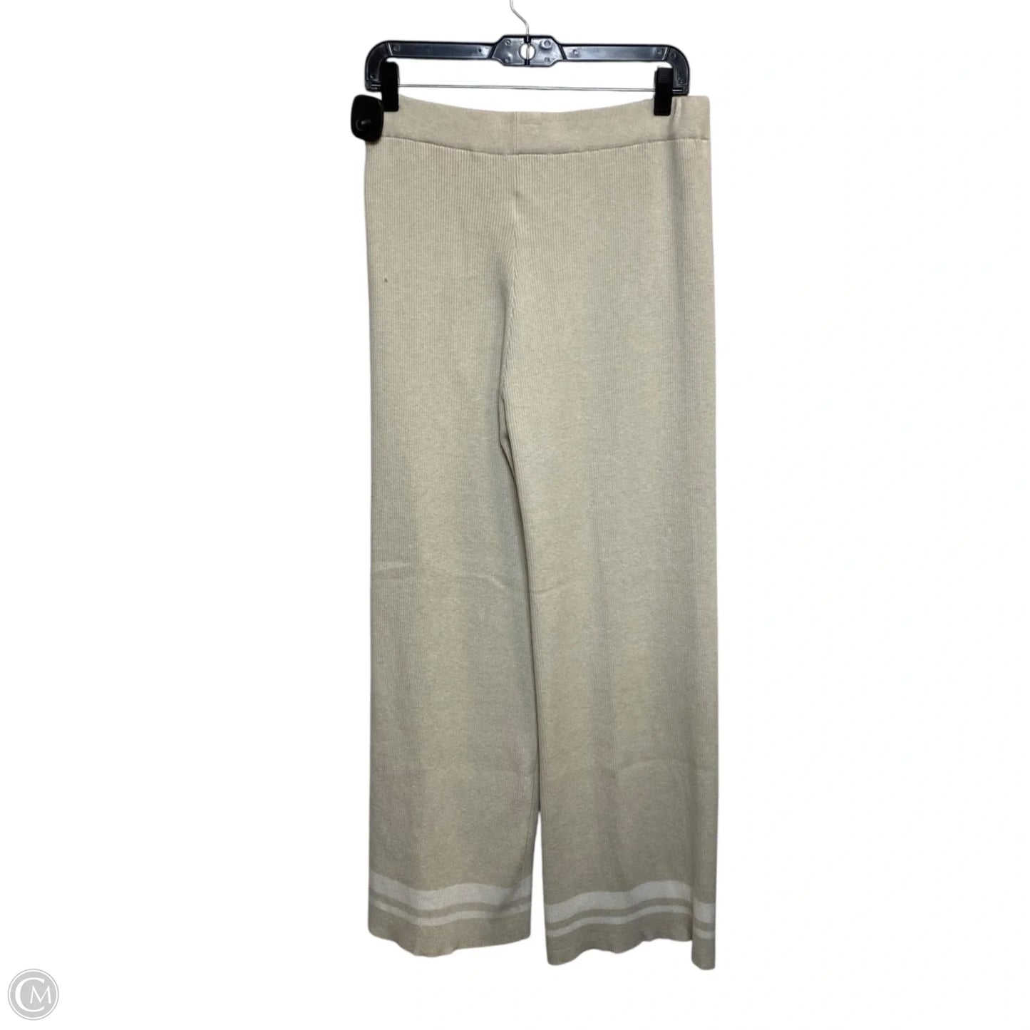 Lounge Set Pants By Clothes Mentor In Cream & White, Size: Xl