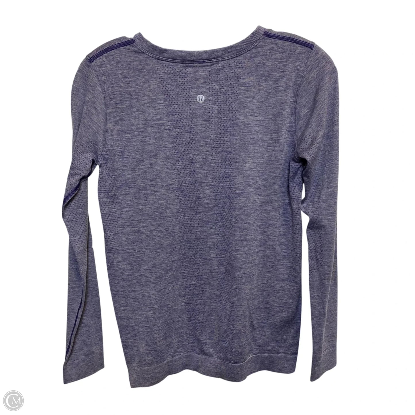 Athletic Top Long Sleeve Designer By Lululemon In Purple, Size: S