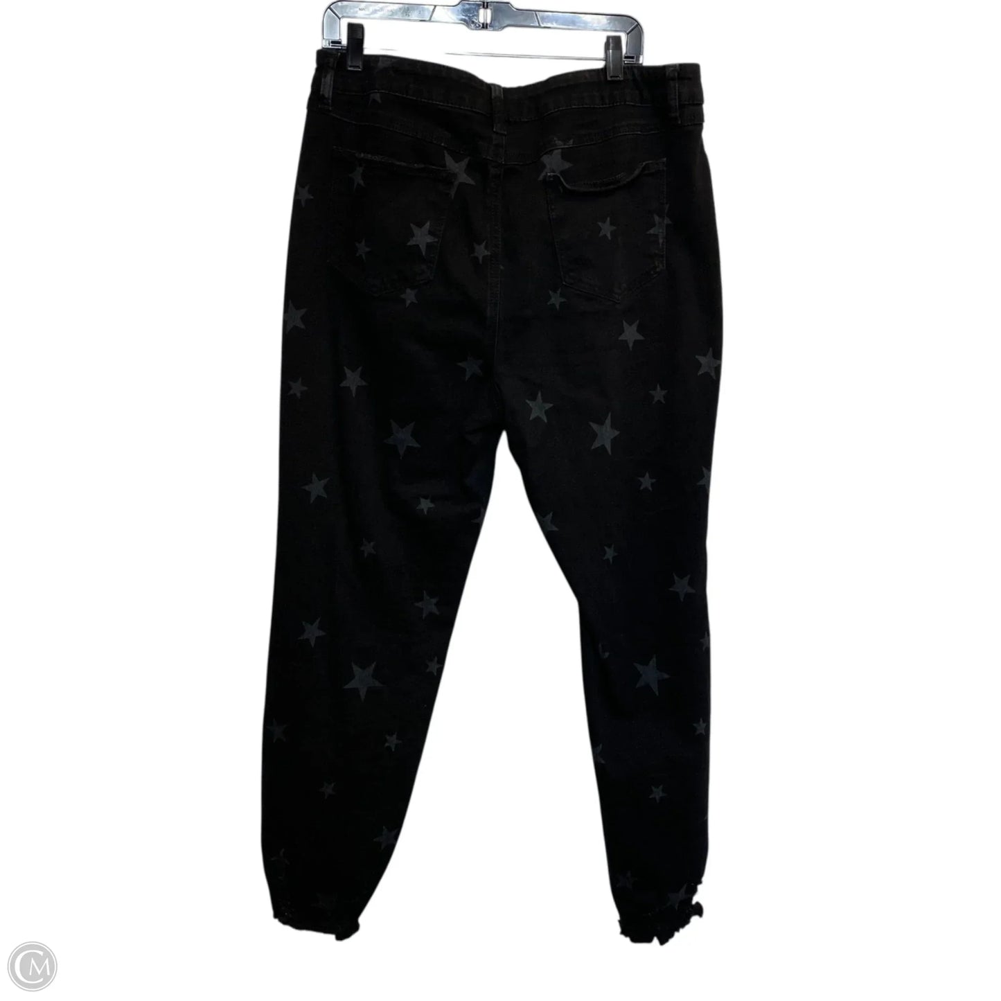 Jeans Skinny By Cato In Black Denim, Size: 16