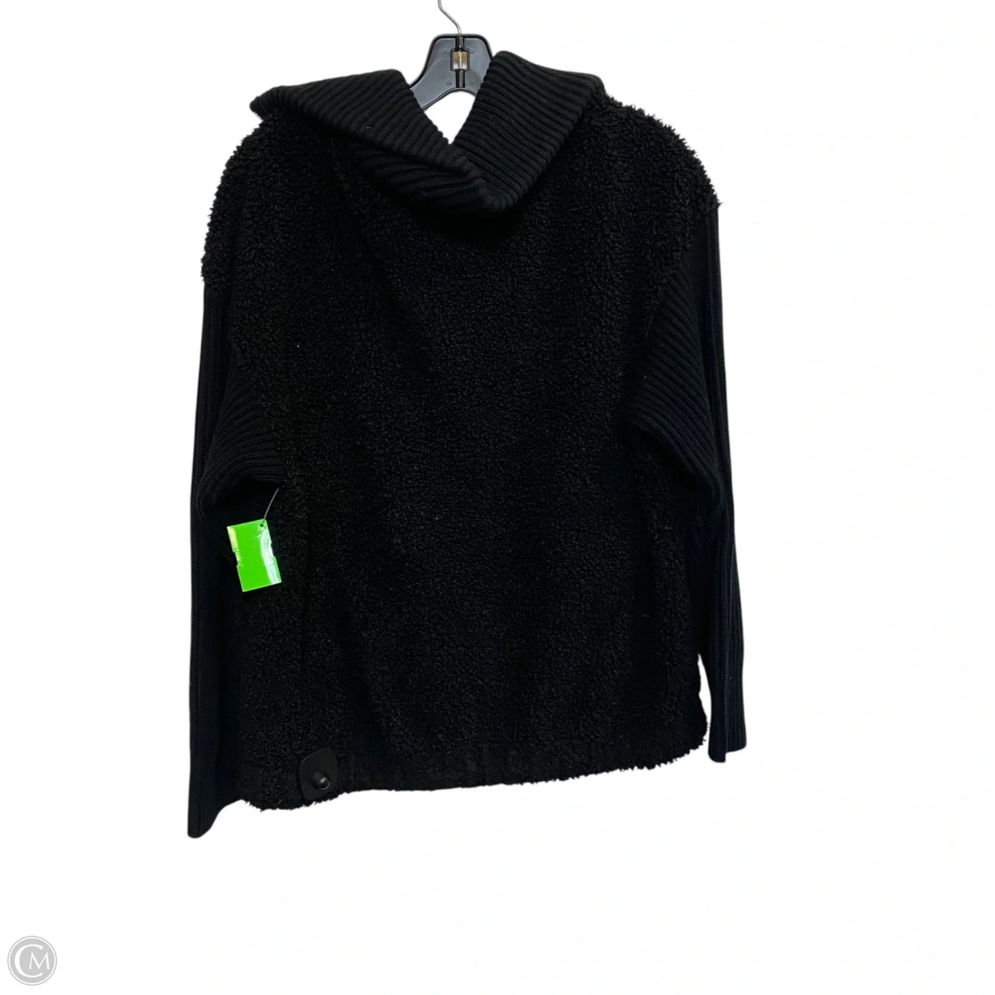 Athletic Sweatshirt Collar By Varley In Black, Size: S