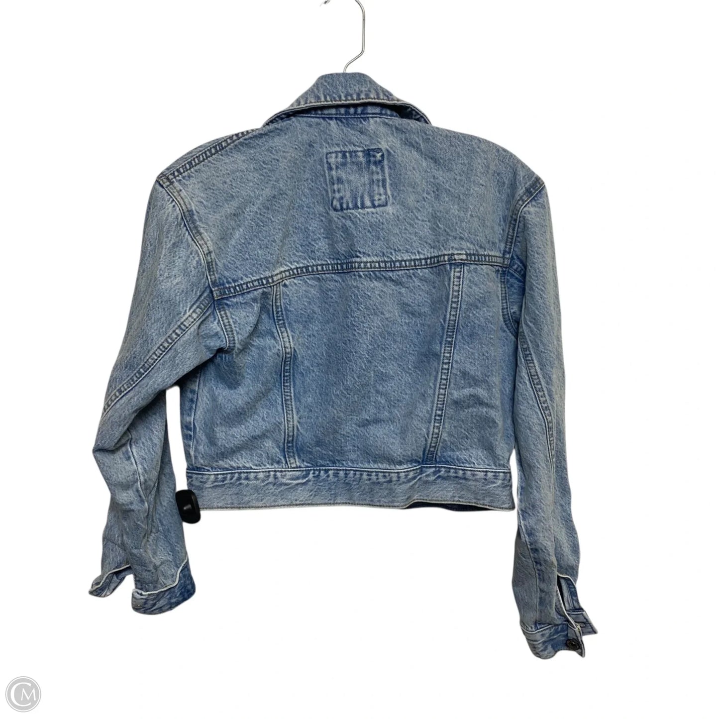 Jacket Denim By Abercrombie And Fitch In Blue Denim, Size: Xxs