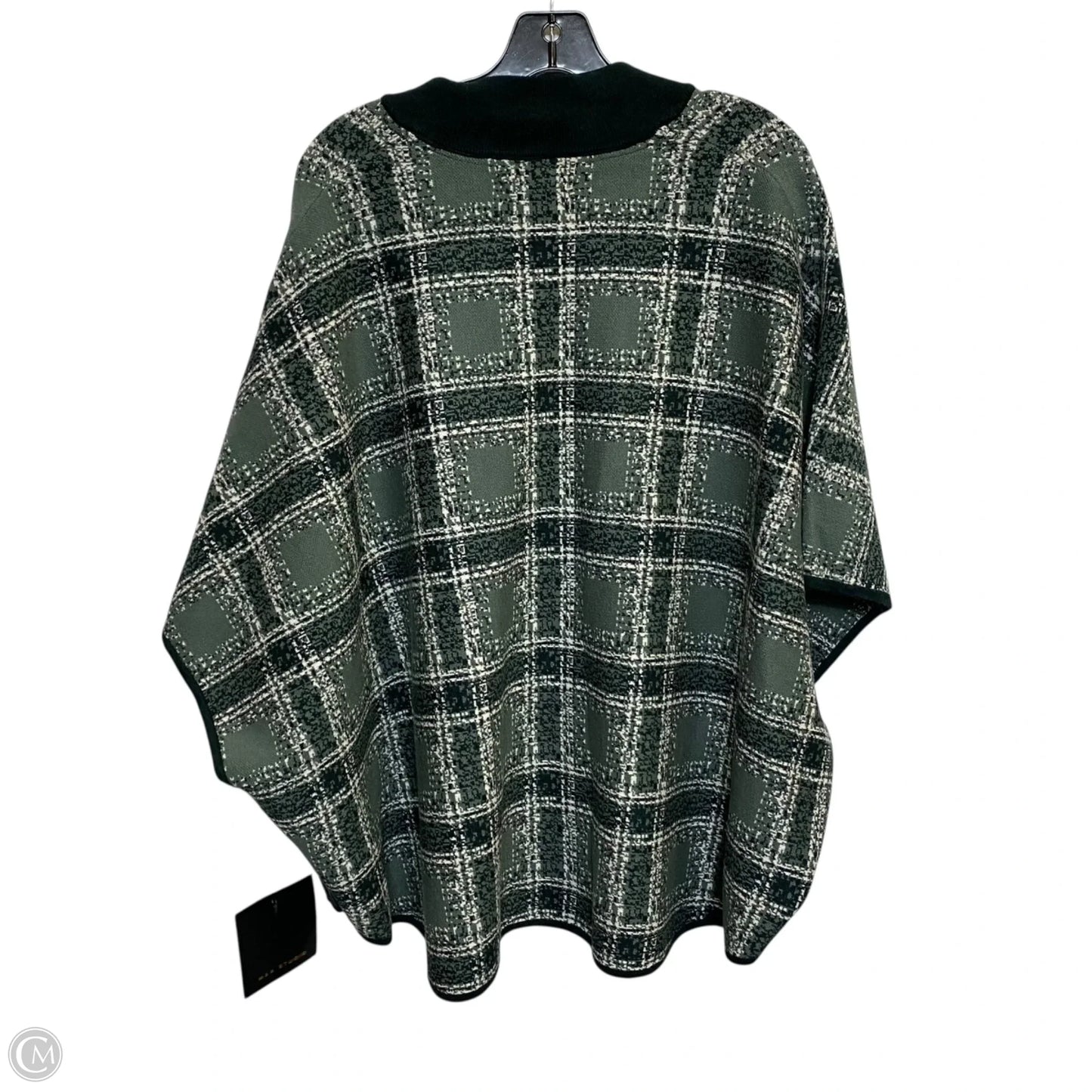 Poncho By Max Studio In Green, Size: Osfm