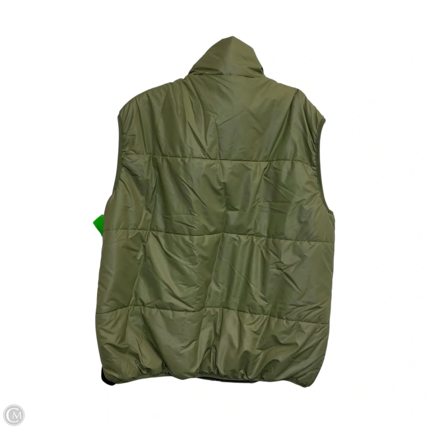 Vest Puffer & Quilted By Pink Lily In Green, Size: M