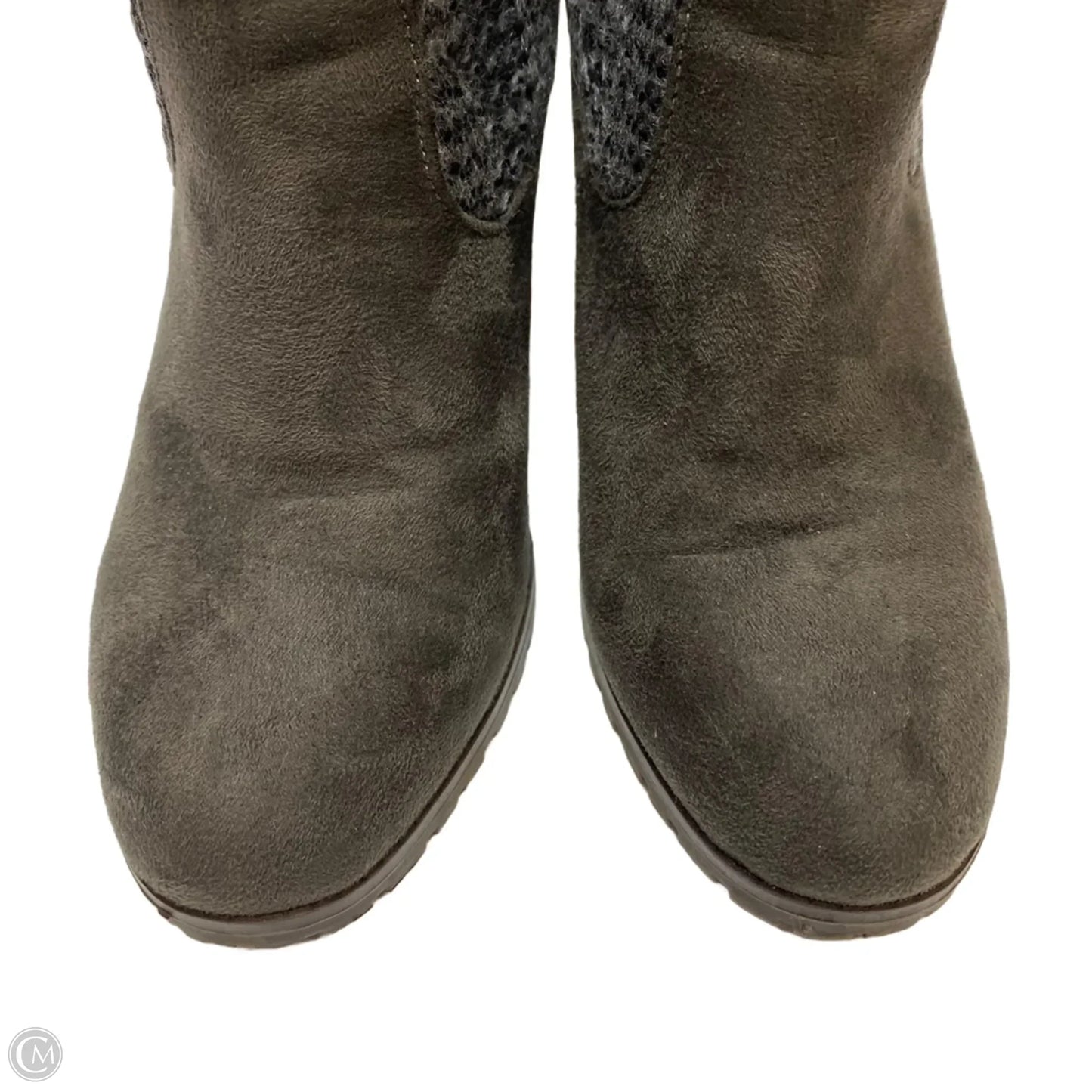 Boots Ankle Heels By Juicy Couture In Grey, Size: 7.5