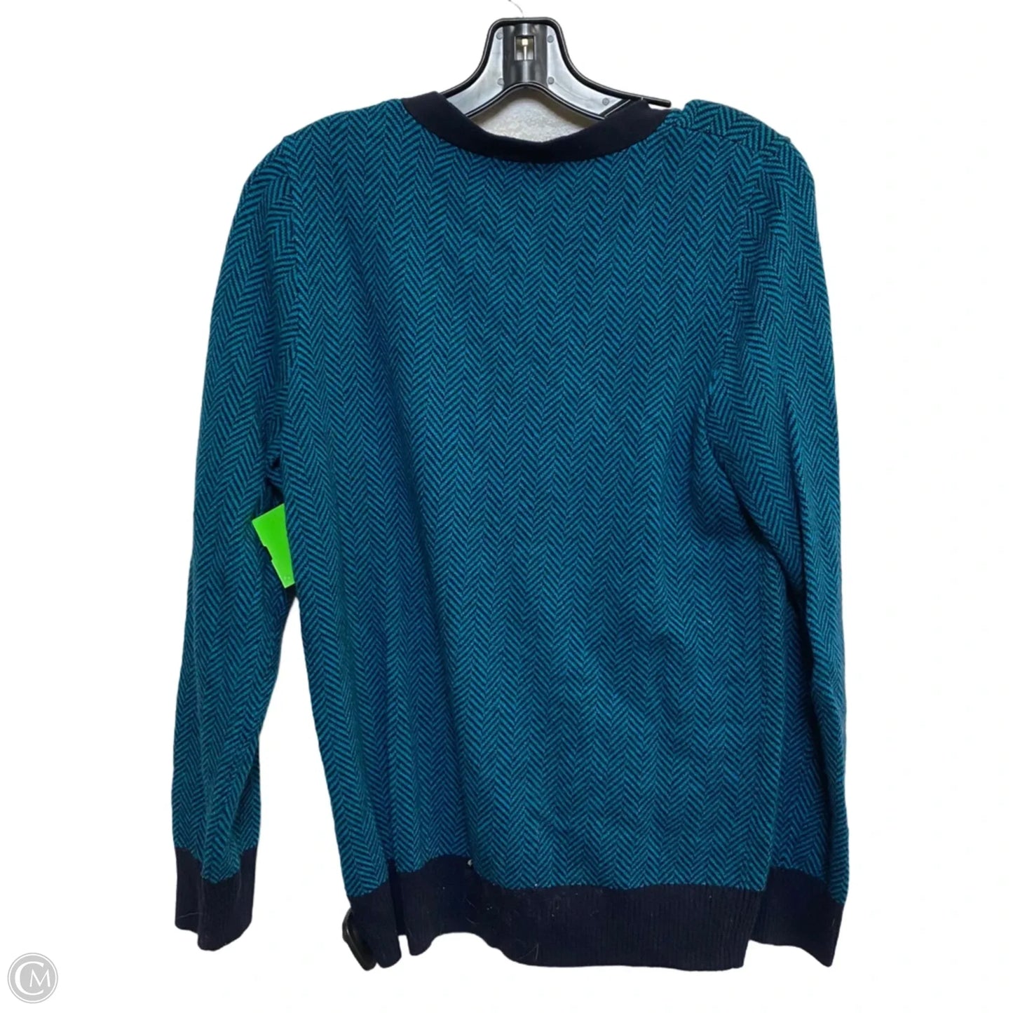 Sweater Cardigan By J. Crew In Blue, Size: L