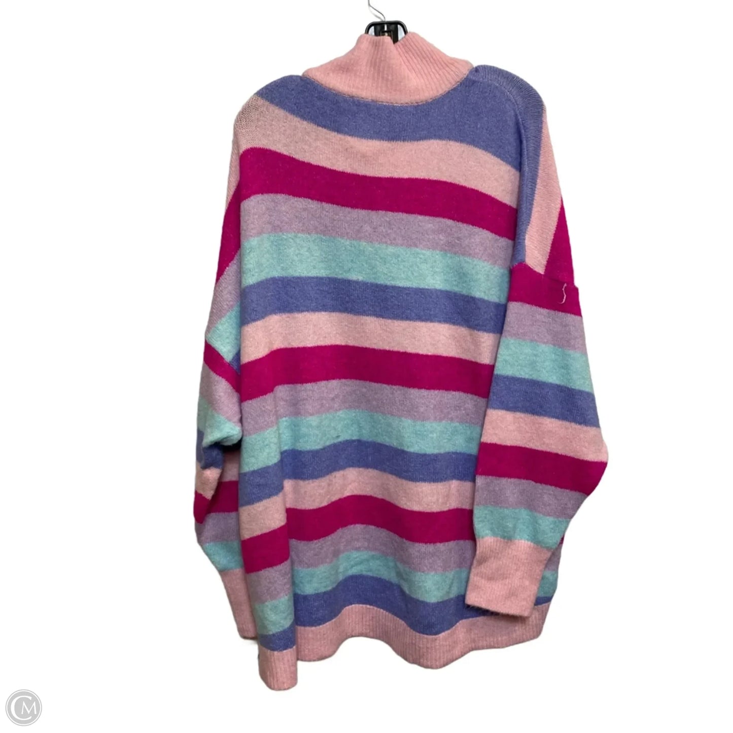 Sweater By Crown And Ivy In Blue & Pink, Size: Xl