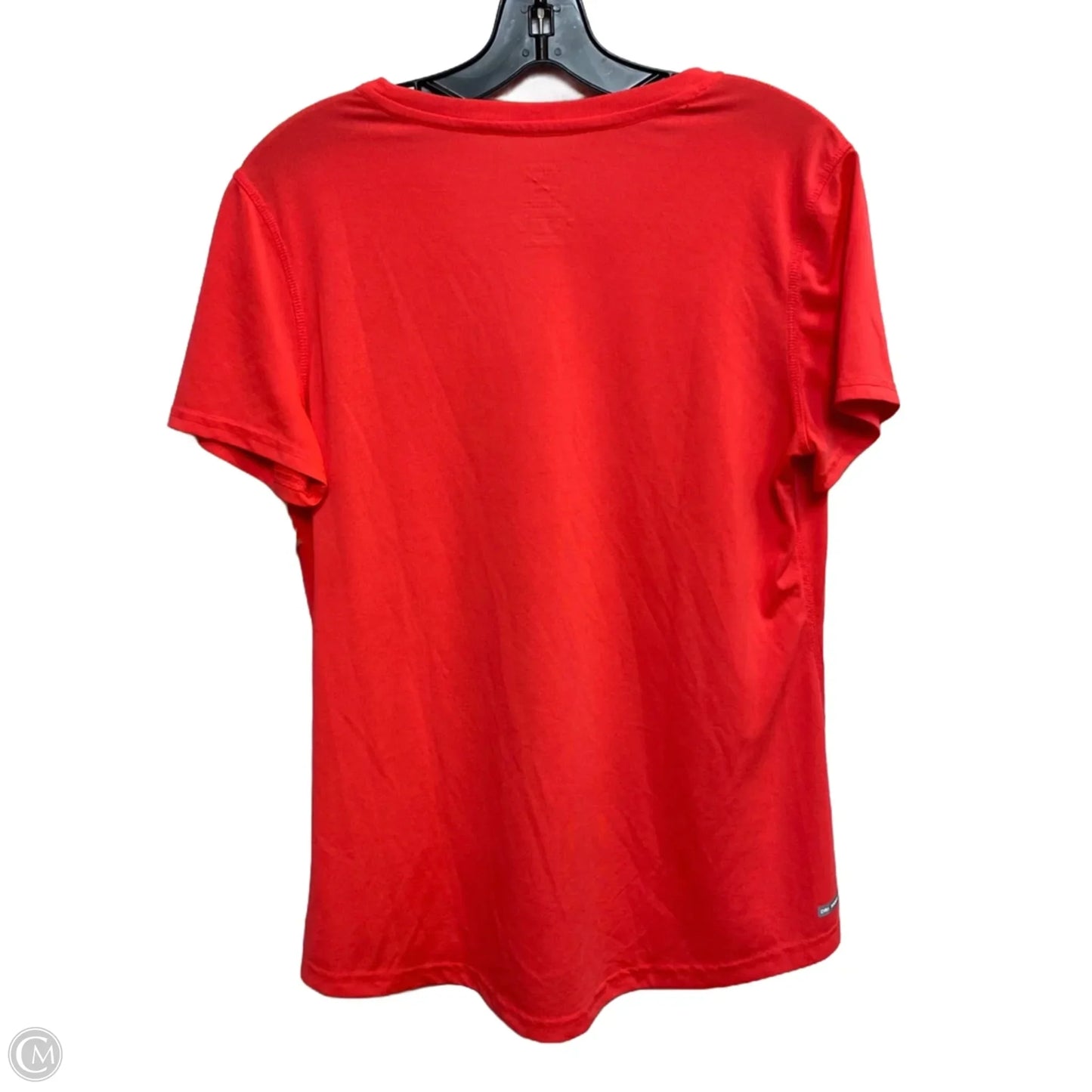 Athletic Top Short Sleeve By Danskin Now In Orange, Size: L