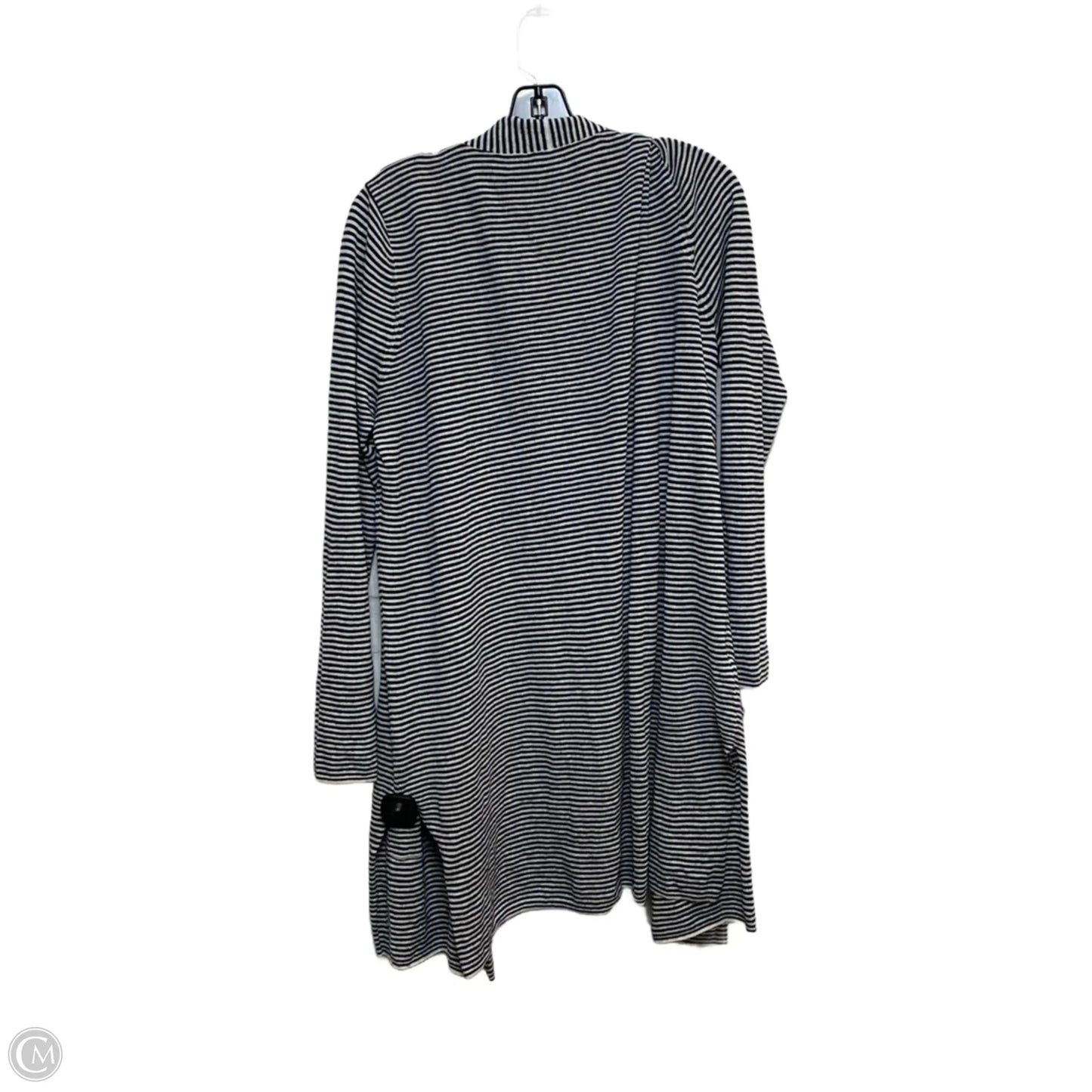 Cardigan By Loft In Blue & White, Size: Xl