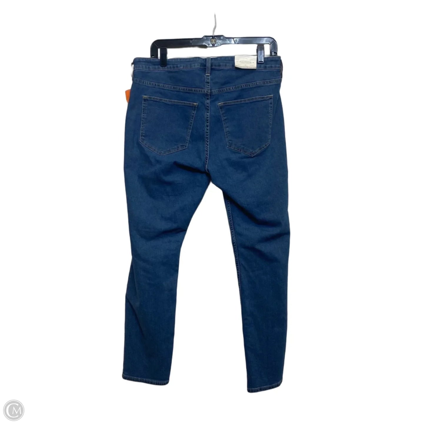 Jeans Skinny By H&m In Blue Denim, Size: 16
