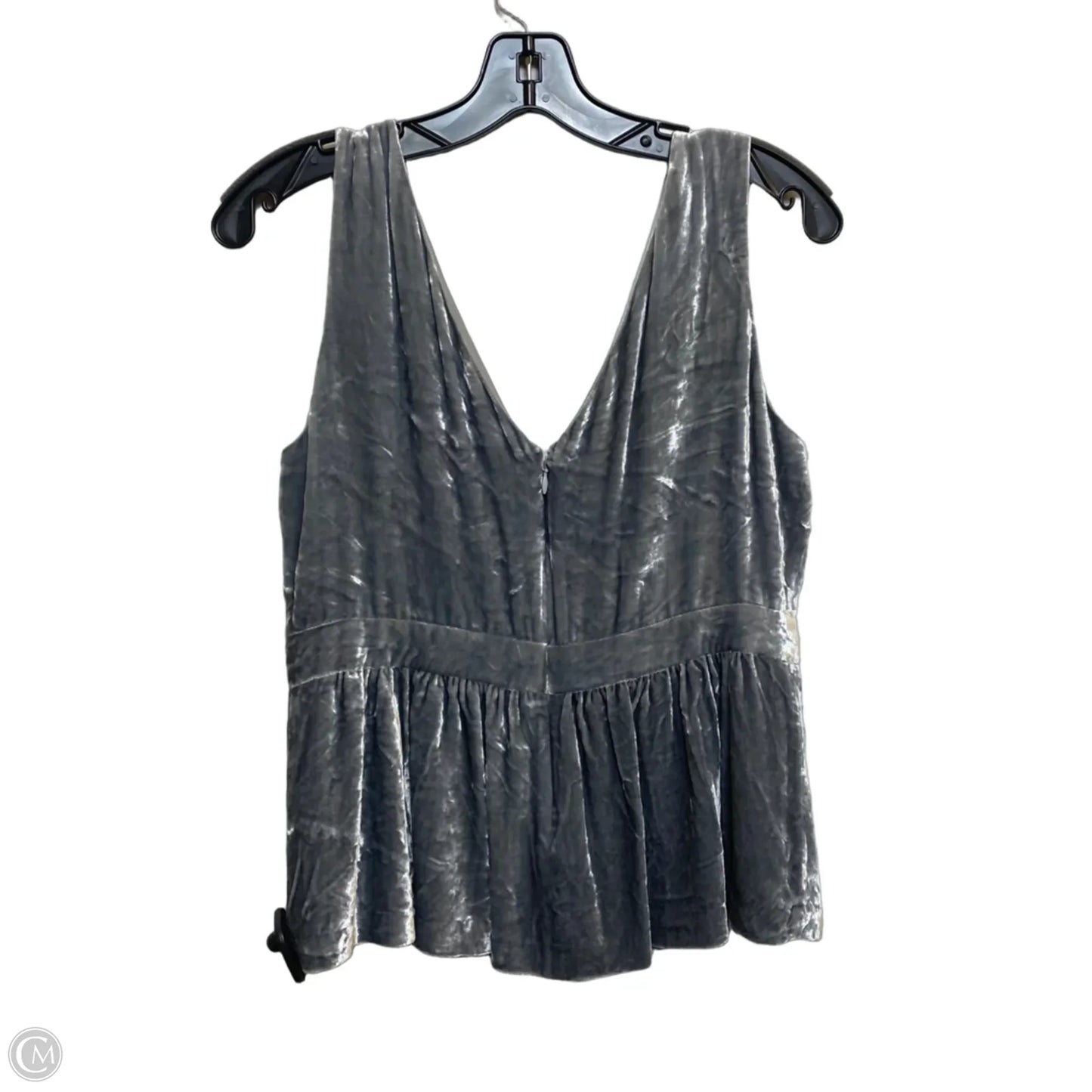 Top Sleeveless By J. Crew In Grey, Size: S
