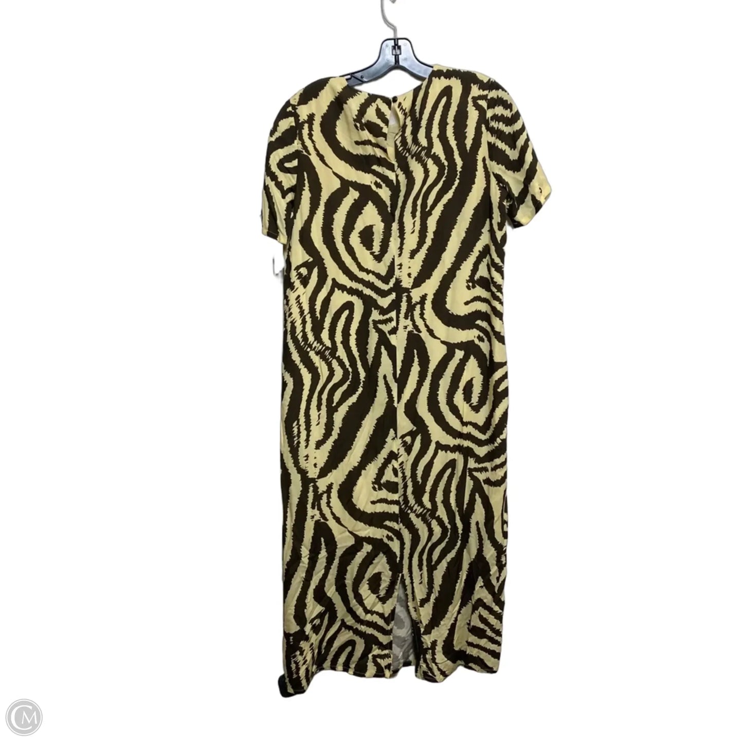 Dress Casual Midi By Corey Lynn Calter In Brown & Cream, Size: S