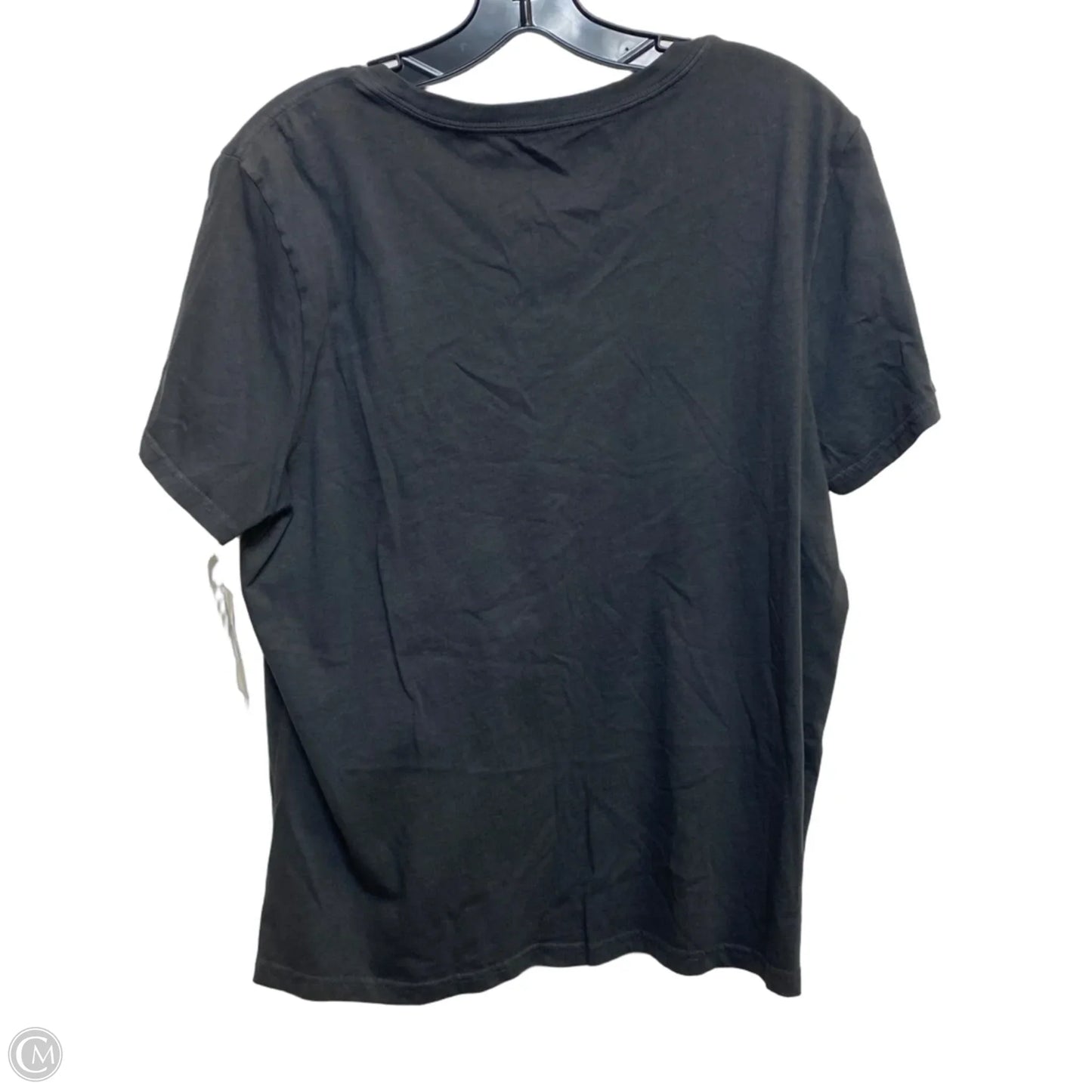 Top Short Sleeve By Lucky Brand In Grey, Size: L