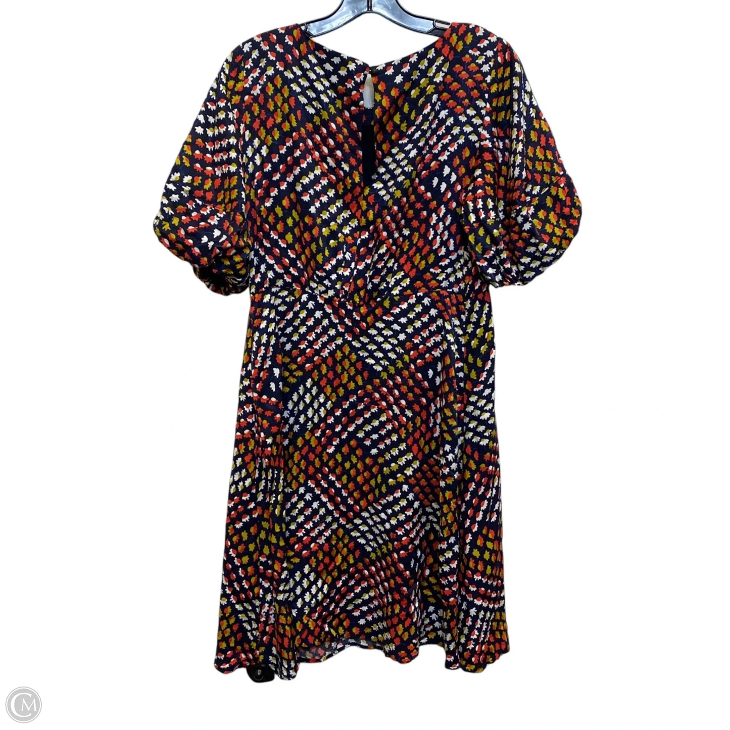 Dress Casual Short By Maeve In Blue & Red, Size: S