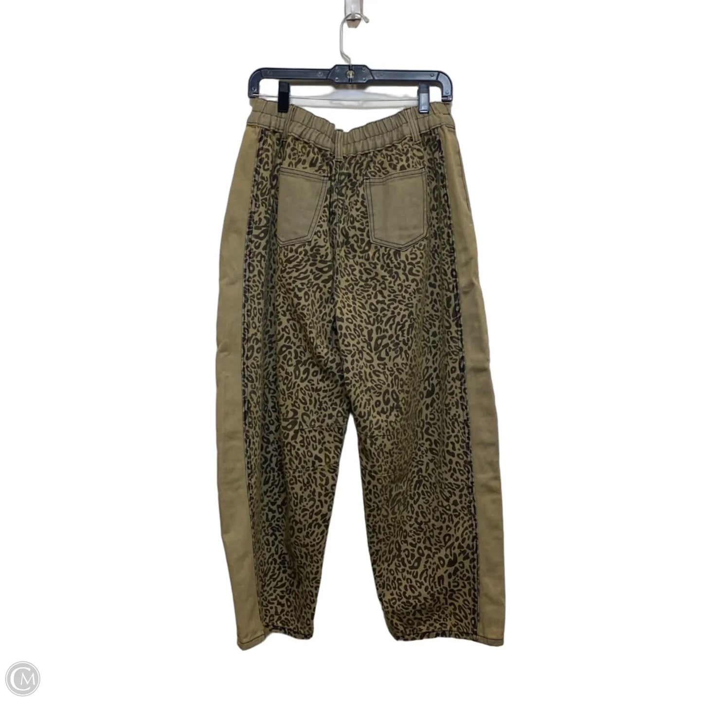 Jeans Wide Leg By Shein In Brown Denim, Size: 12