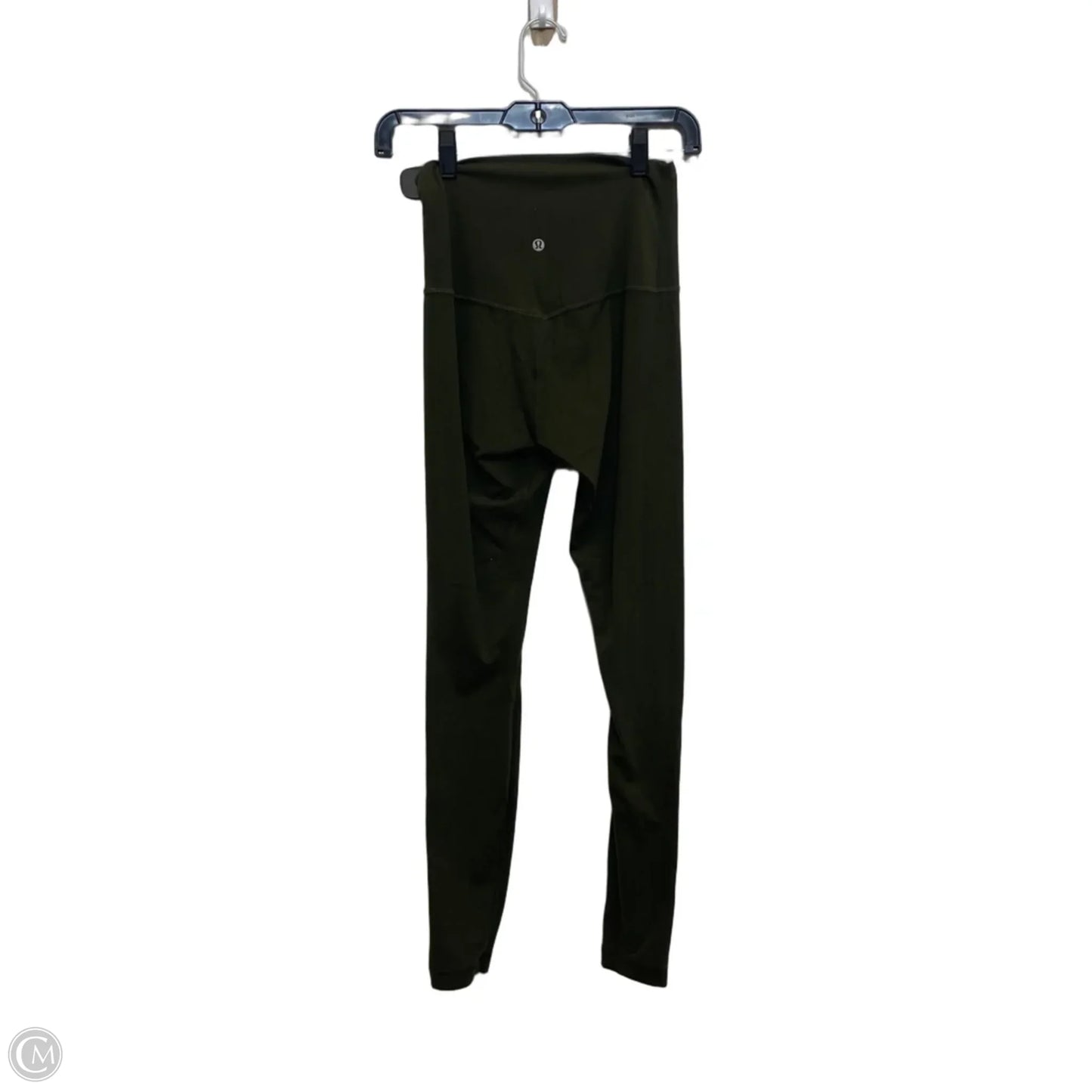 Athletic Leggings Designer By Lululemon In Green, Size: S