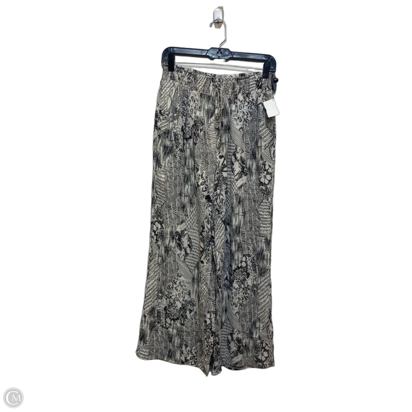 Pants Set 2pc By Paper Crane In Black & Cream, Size: M