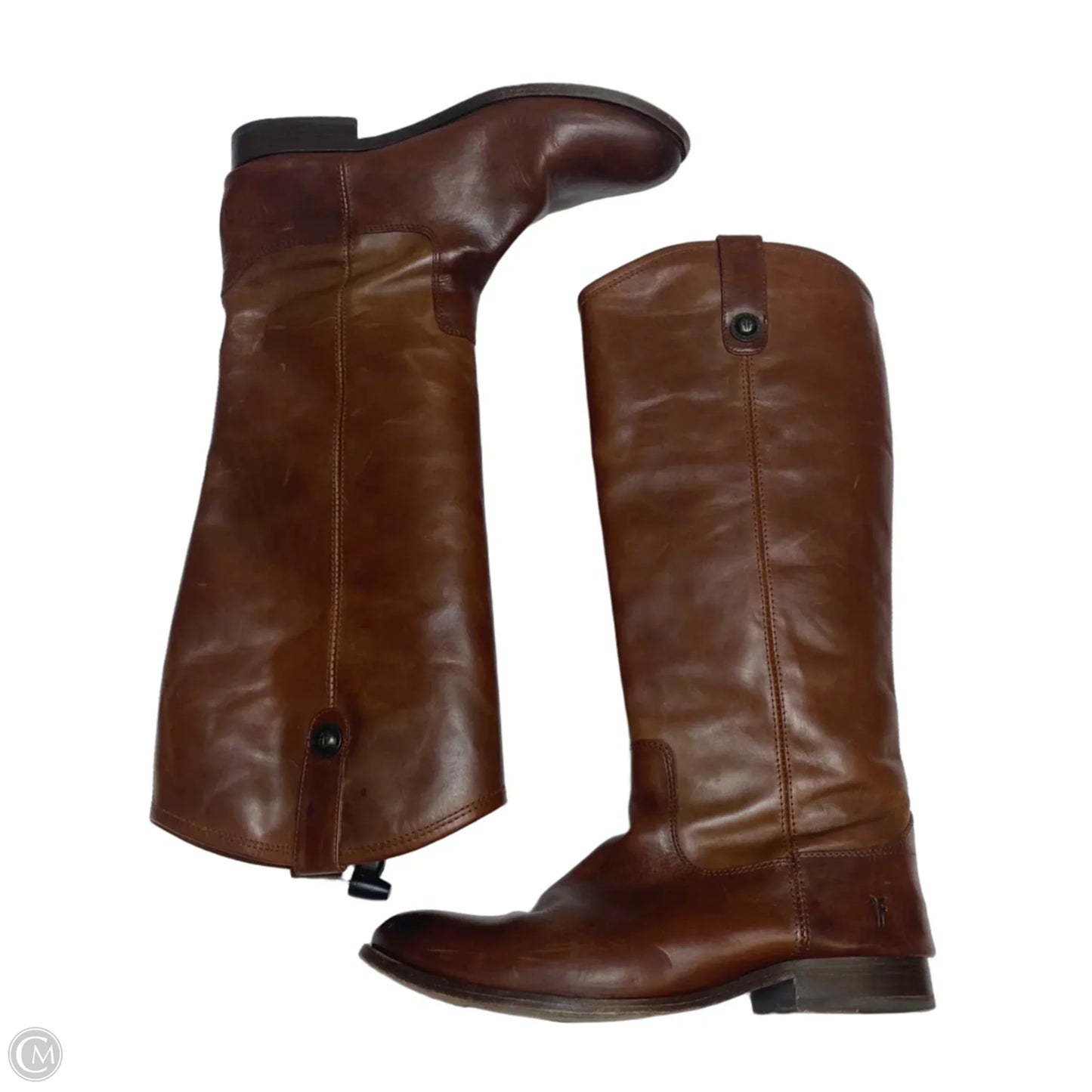 Boots Designer By Frye In Brown, Size: 9