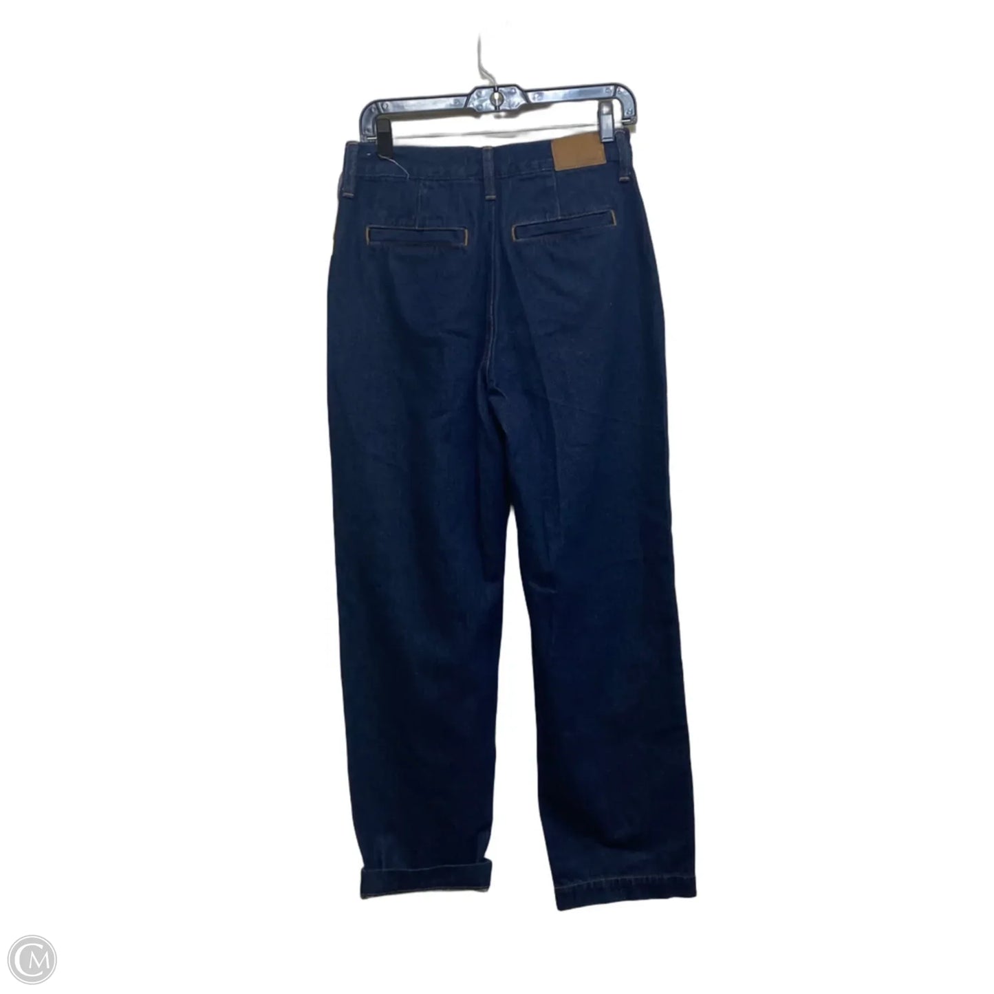 Jeans Straight By Madewell In Blue Denim, Size: 4