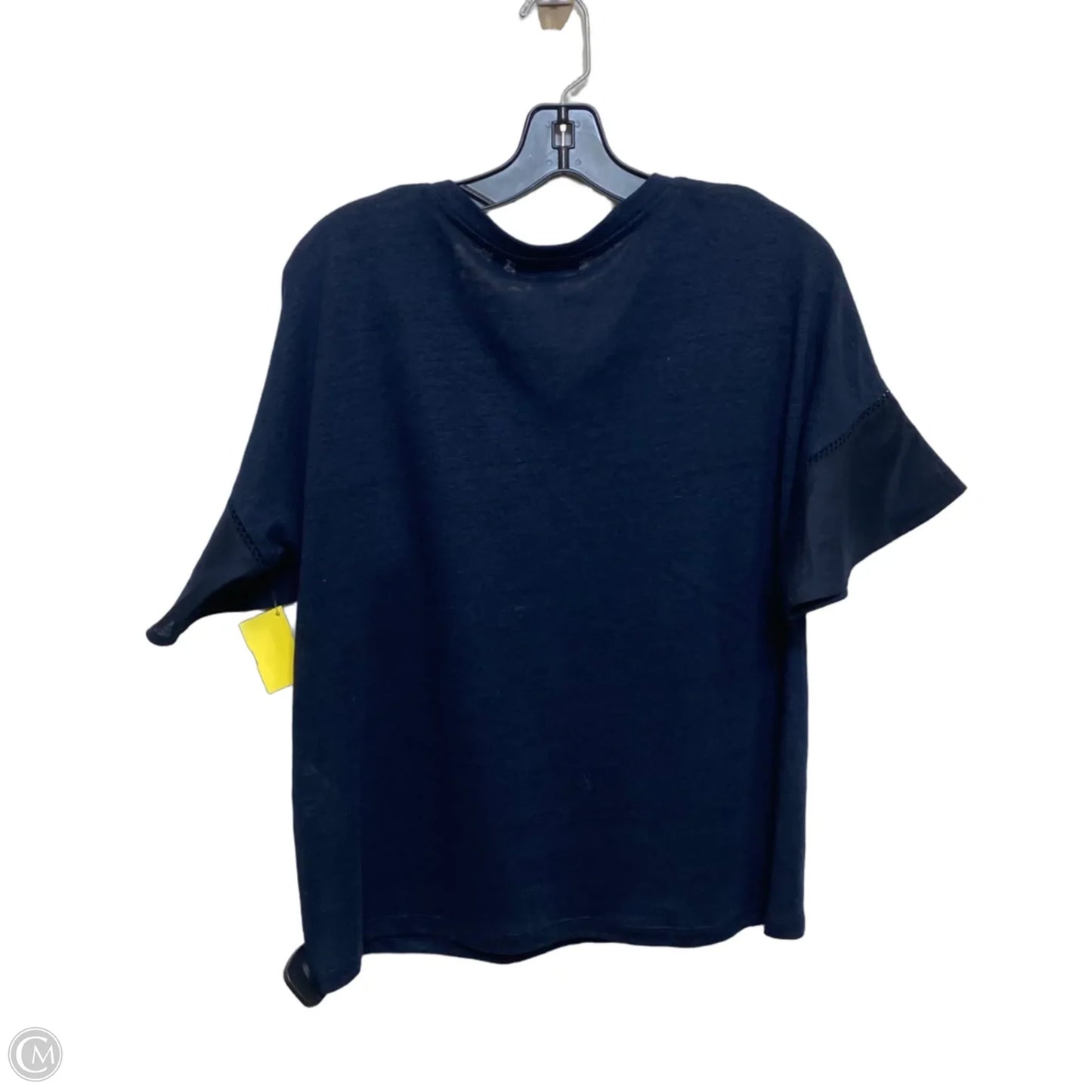 Top Short Sleeve By Chicos In Navy, Size: S