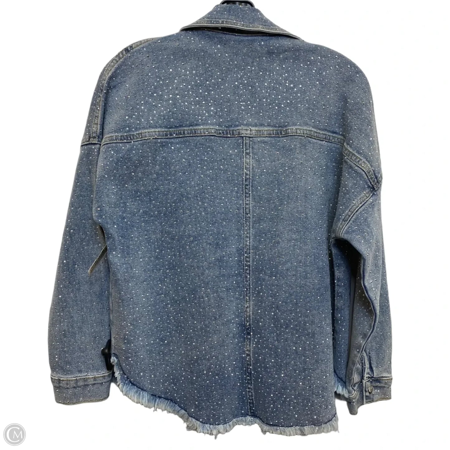 Jacket Denim By Veveret In Blue Denim, Size: S