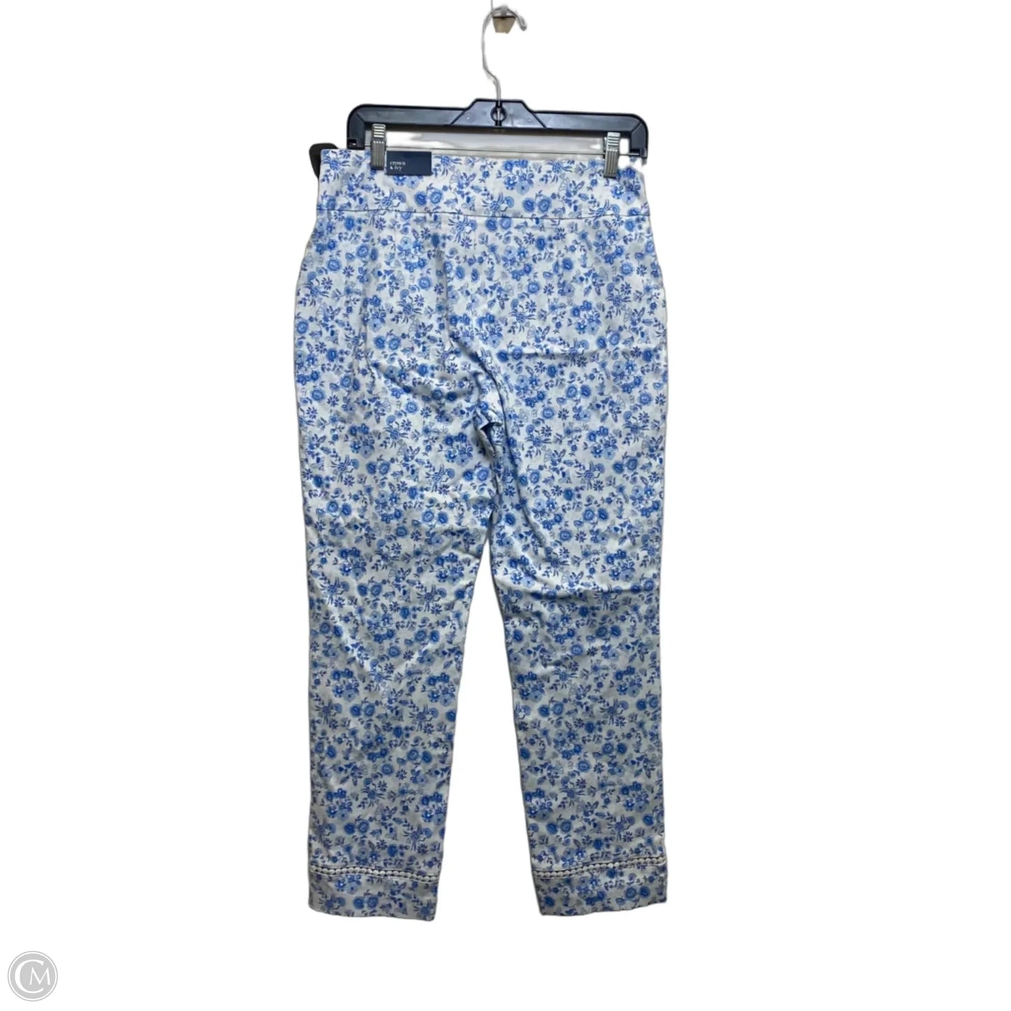 Pants Other By Crown And Ivy In Blue & White, Size: 8