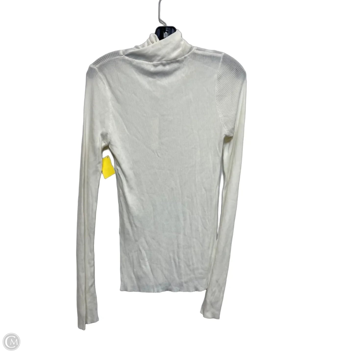 Top Long Sleeve Basic By Crescent In Cream, Size: M