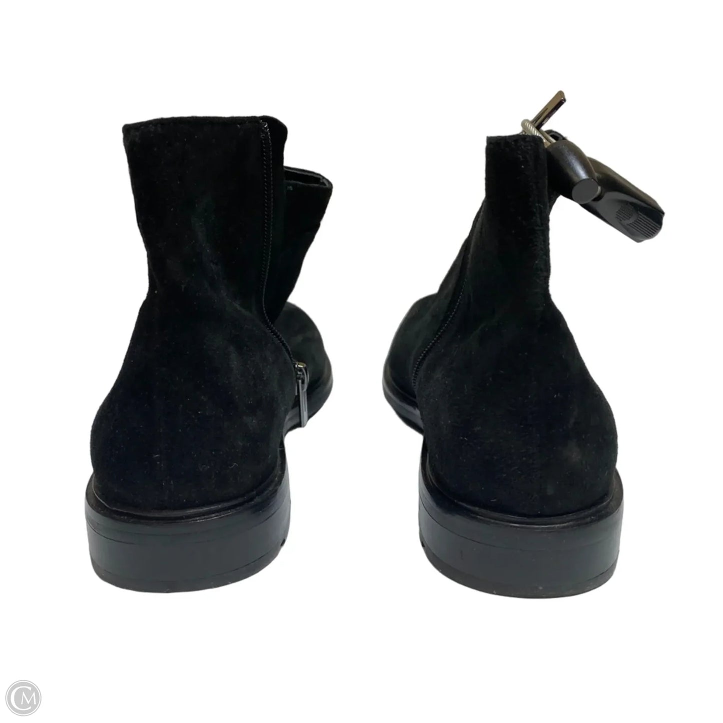Boots Ankle Flats By Via Spiga In Black, Size: 7.5