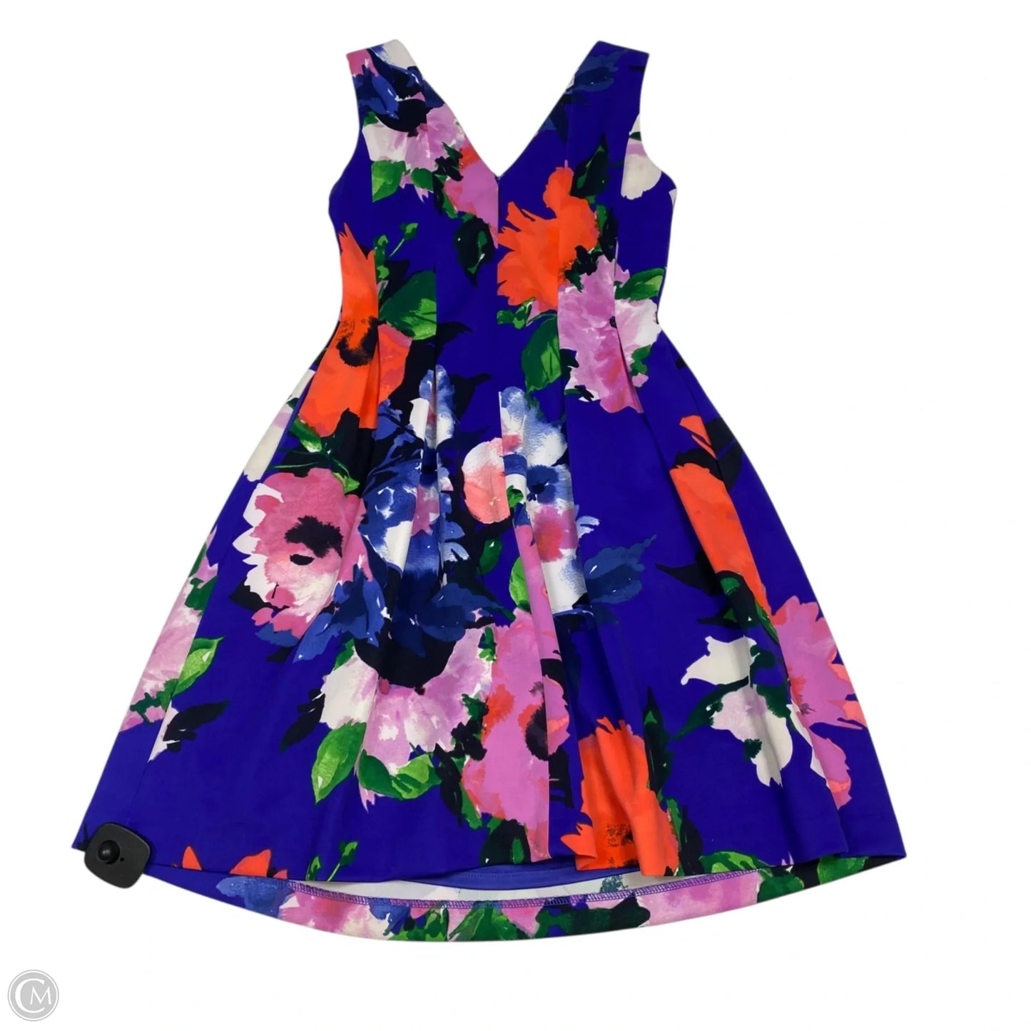 Dress Casual Short By Vince Camuto In Blue & Pink, Size: Xs