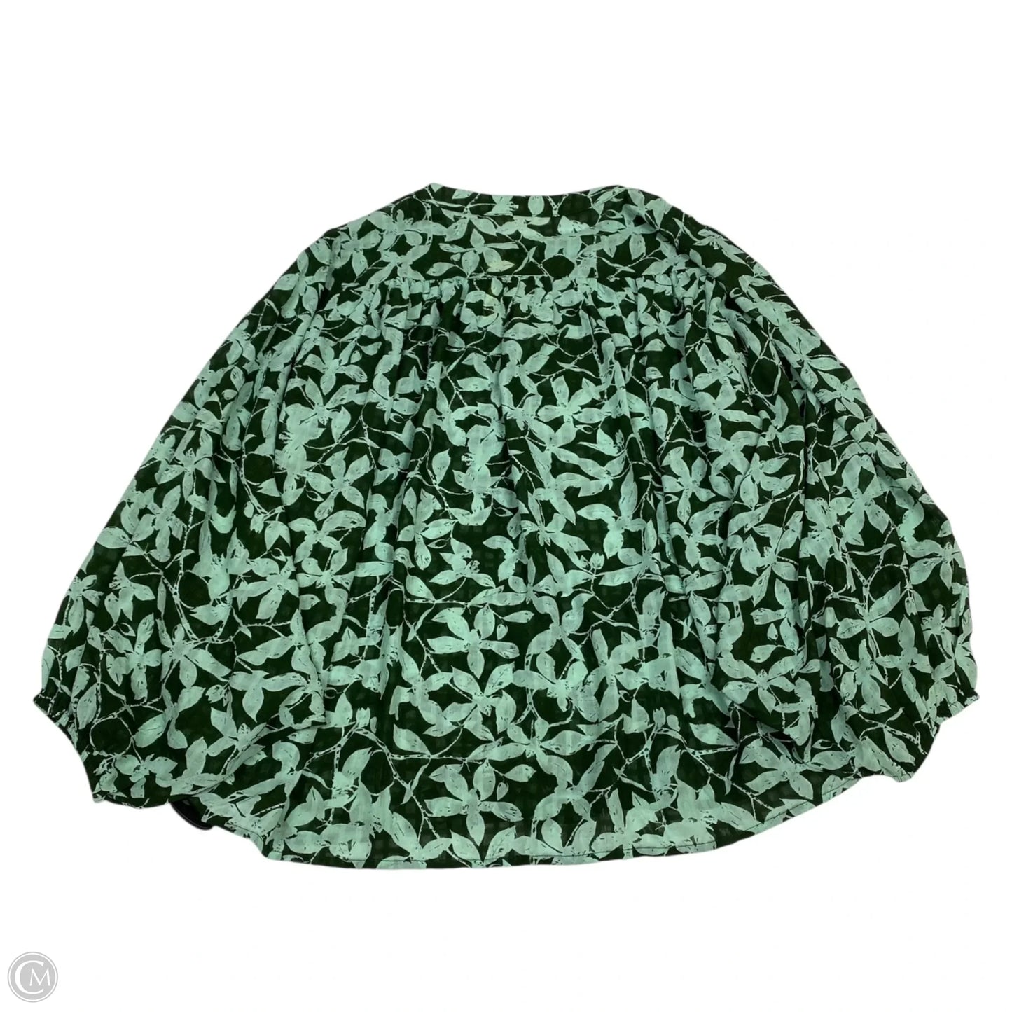 Blouse 3/4 Sleeve By Jodifl In Green, Size: S