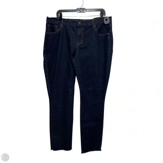 Jeans Skinny By Old Navy In Blue Denim, Size: 16l