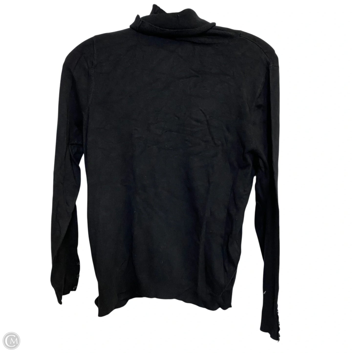 Top Long Sleeve By Ann Taylor In Black, Size: L