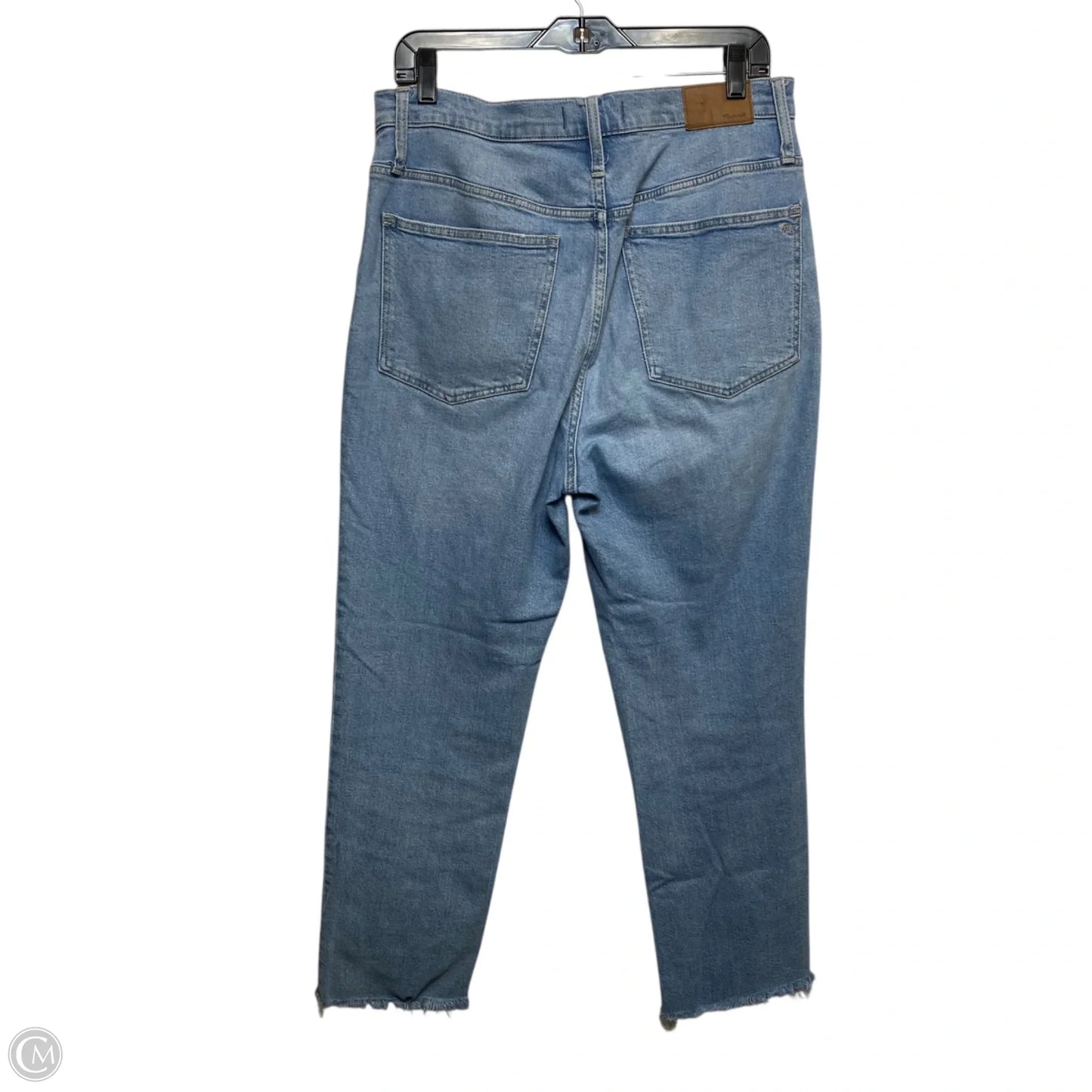 Jeans Straight By Madewell In Blue Denim, Size: 10
