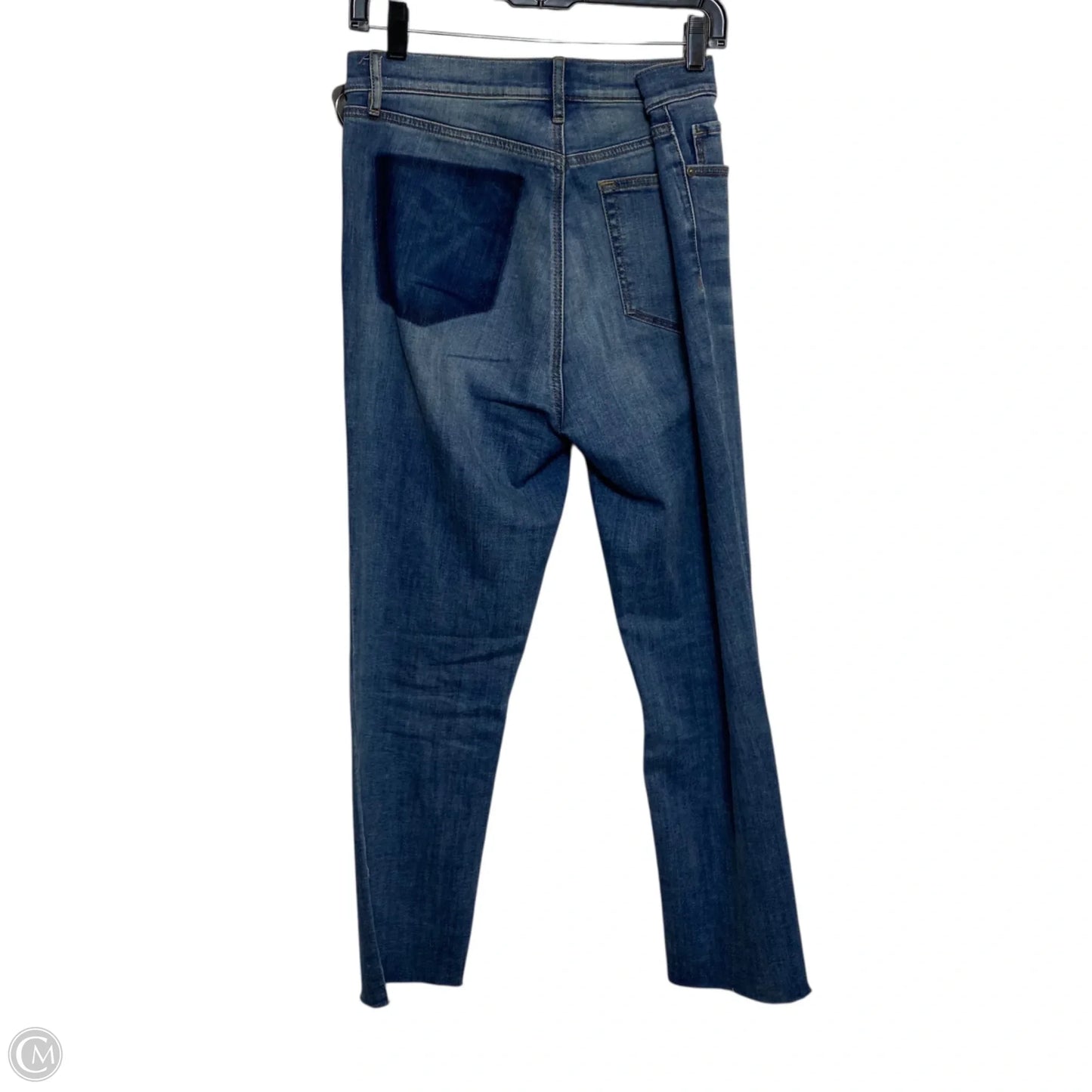 Jeans Straight By Loft In Blue Denim, Size: 10