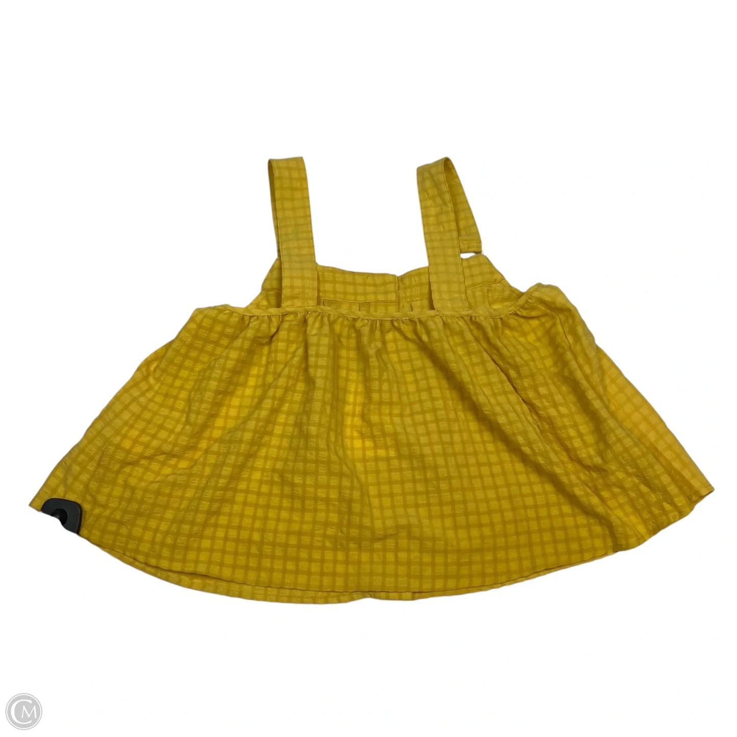 Top Sleeveless By Promesa In Yellow, Size: S