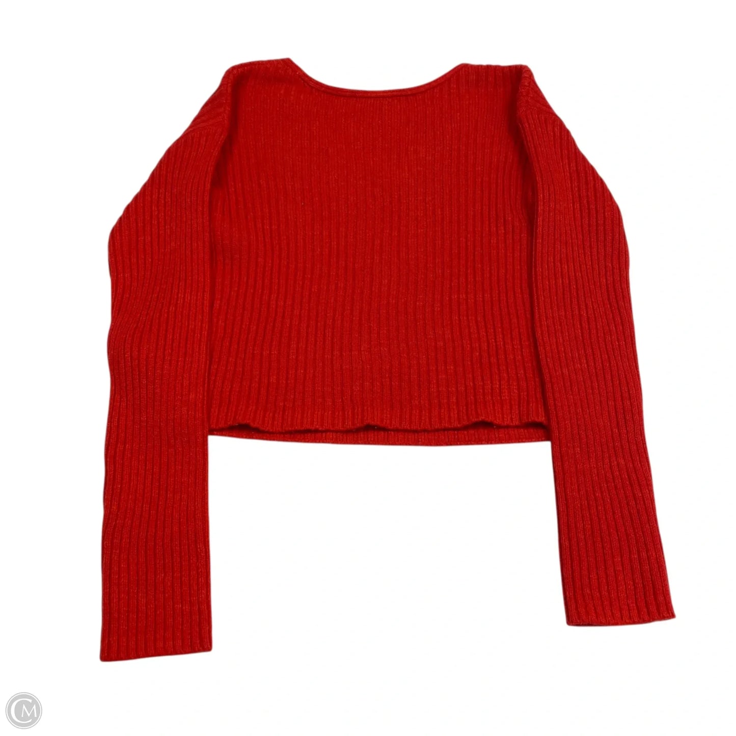 Top Long Sleeve By Wild Fable In Red, Size: S