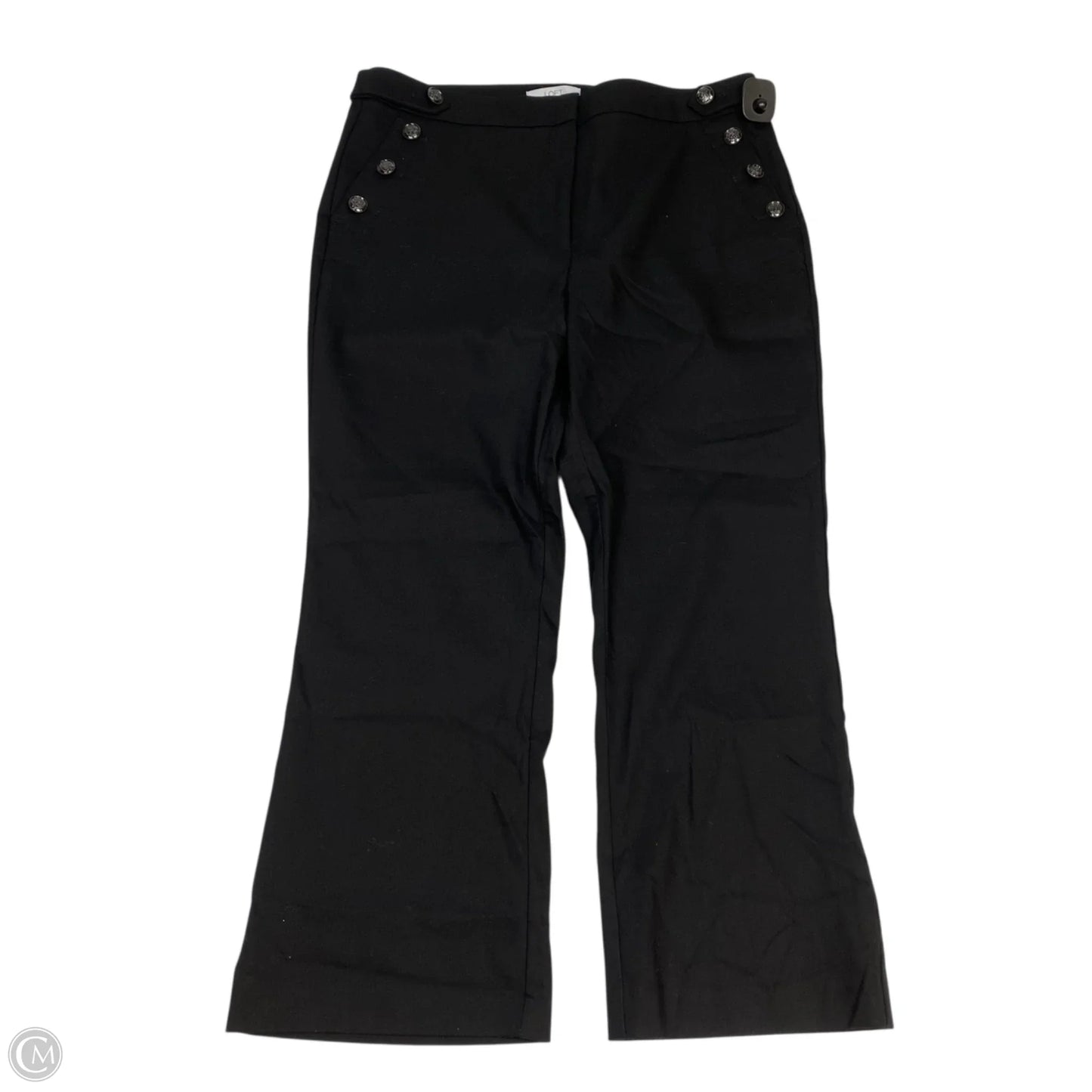 Pants Dress By Loft In Black, Size: 16