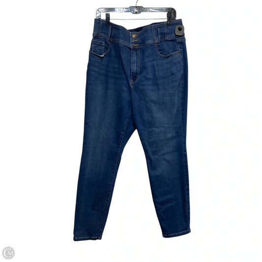 Jeans Skinny By Lane Bryant In Blue Denim, Size: 18