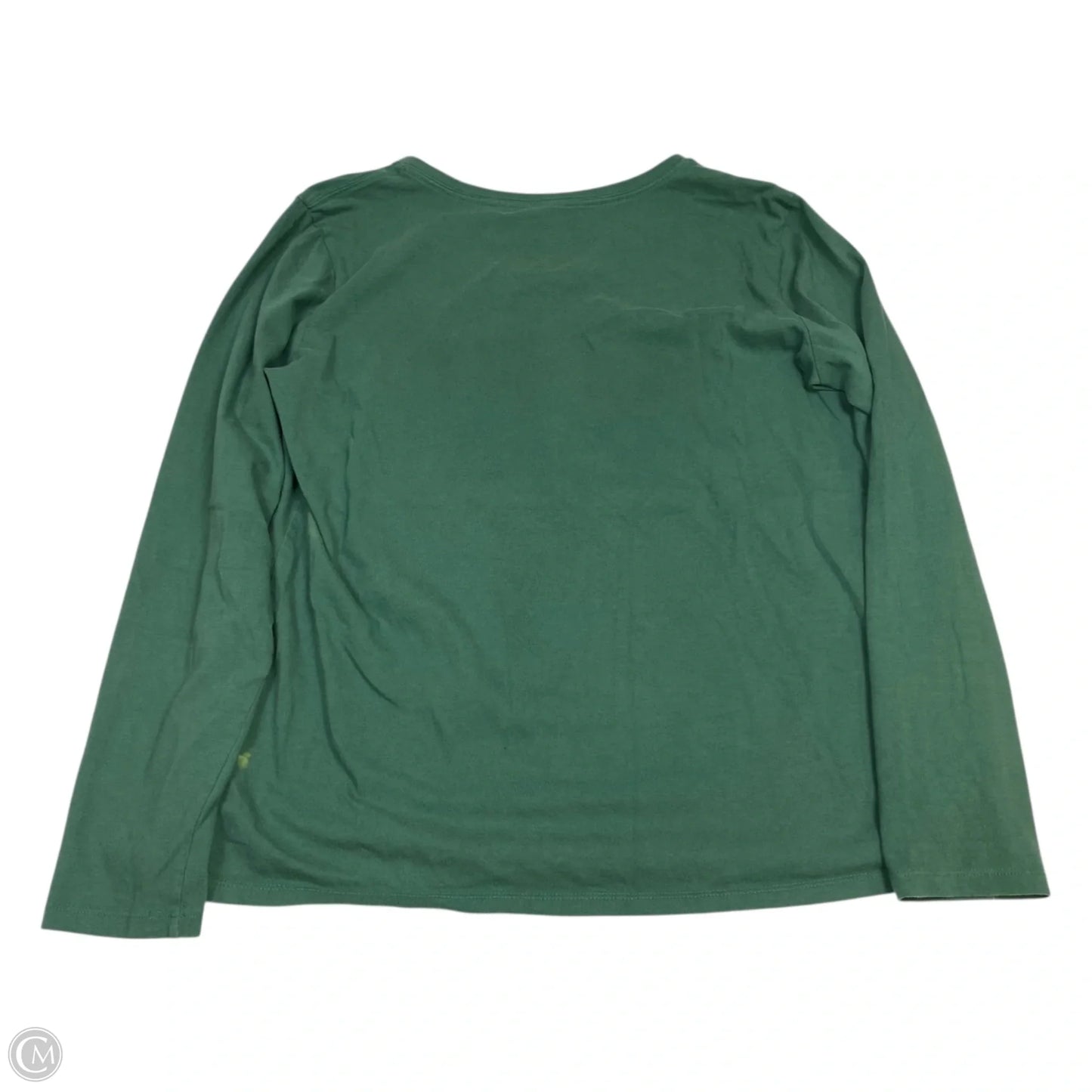 Top Long Sleeve Basic By Life Is Good In Green, Size: L