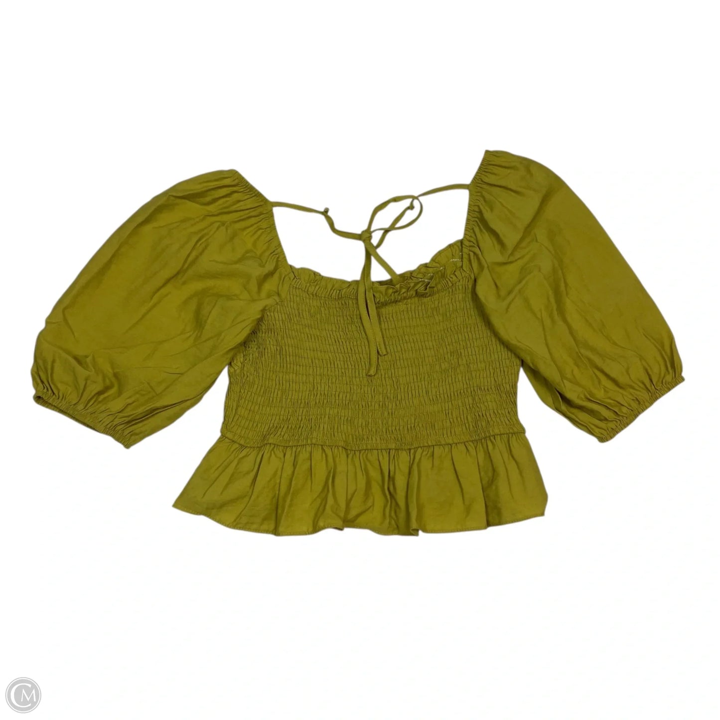 Top Short Sleeve By Vestique In Green, Size: S