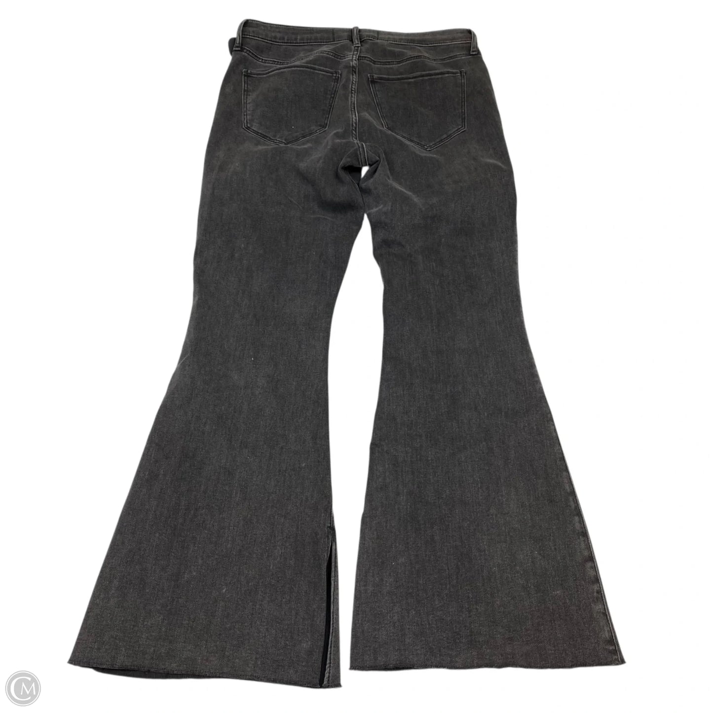 Jeans Flared By Hollister In Grey Denim, Size: 14
