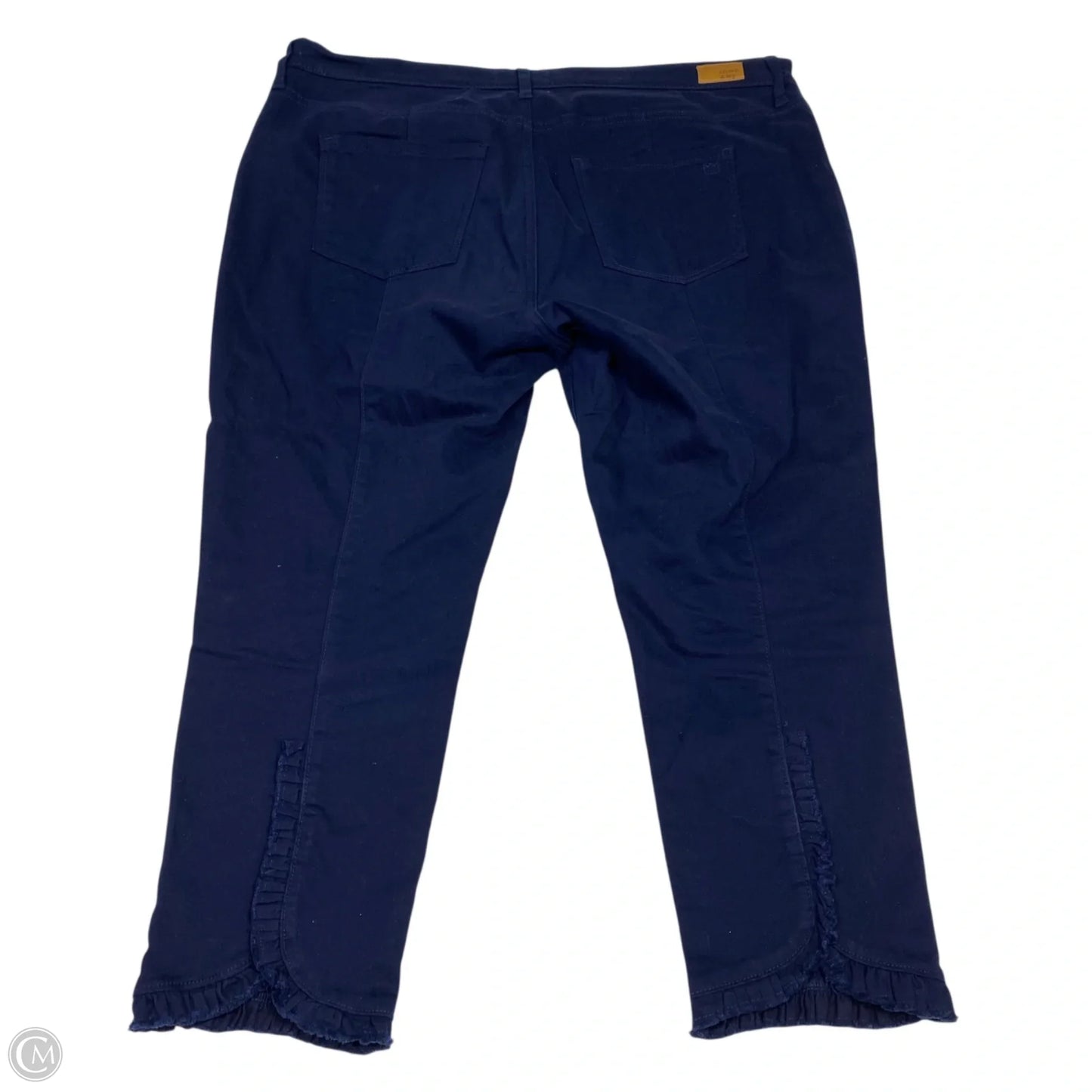 Jeans Skinny By Crown And Ivy In Navy, Size: 16