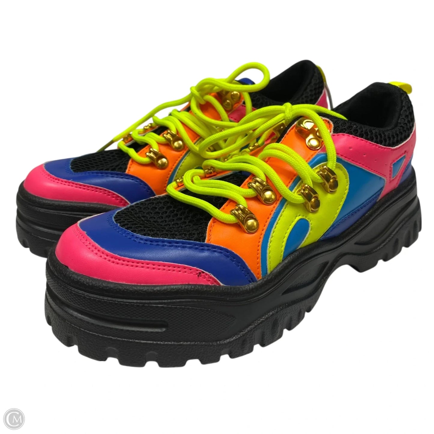 Shoes Sneakers Platform By Cape Robin In Multi-colored, Size: 8