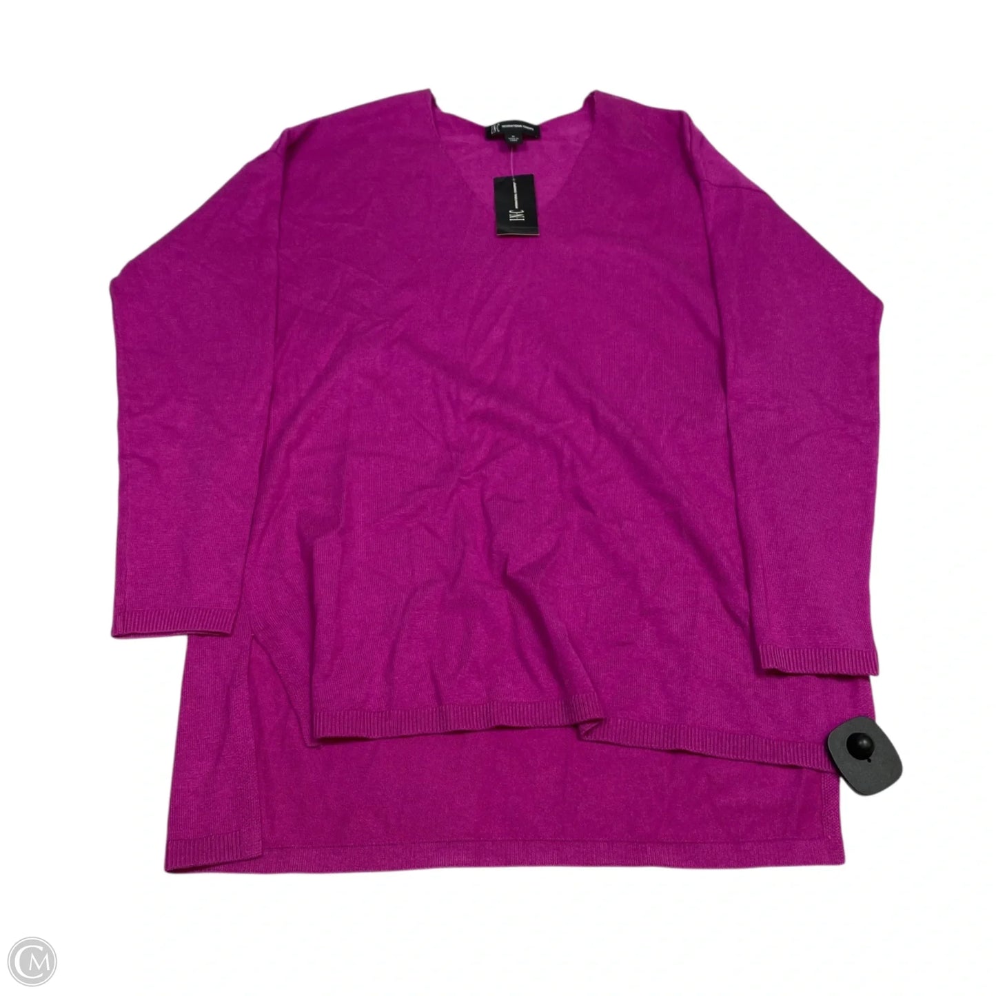 Top Long Sleeve By Inc In Pink, Size: M
