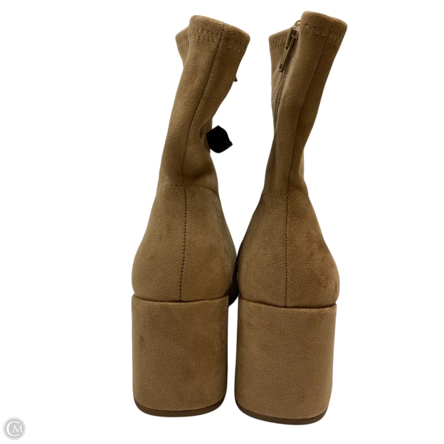 Boots Ankle Heels By A New Day In Tan, Size: 8