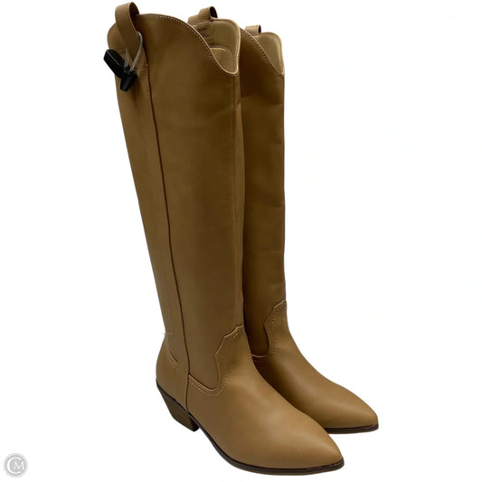 Boots Knee Flats By Universal Thread In Brown, Size: 6.5