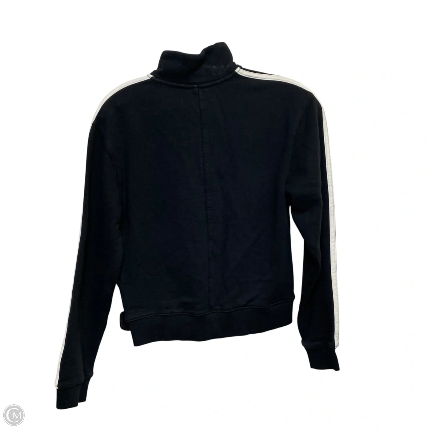 Athletic Sweatshirt Collar By Adidas In Black, Size: Xs